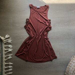 Women’s Full Tilt Terracotta Sleeveless Mini Dress